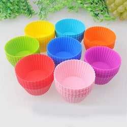 Reusable Silicone Cupcake Liners-6 pcs